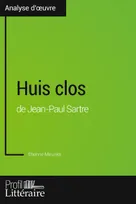 Huis clos de Jean-Paul Sartre (Analyse approfondie), Approfondissez votre lecture des romans classiques et modernes avec Profil-Litteraire.fr