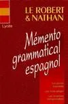 Mémento grammatical espagnol, [lycée]