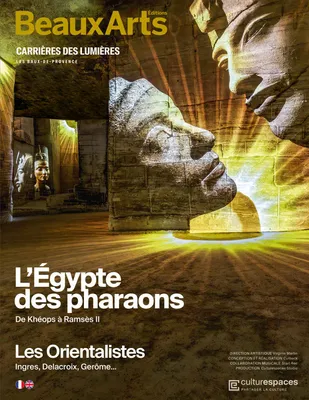 L’Égypte des pharaons. De Khéops à Ramsès II (Carrières), aux Carrières de Lumières