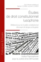 Études de droit constitutionnel lusophone, Réflexions sur le modèle constitutionnel des pays de langue portugaise