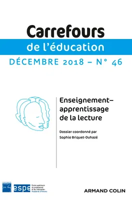 Carrefours de l'éducation n°46 (2/2018)