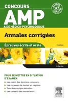 Concours AMP Aide médico-psychologique Annales corrigées, annales corrigées