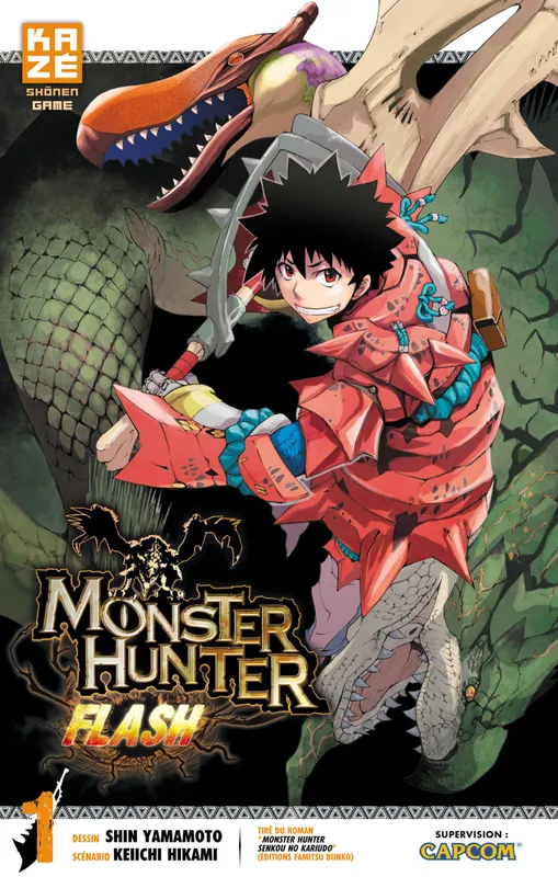 Livres Mangas 1, Monster Hunter Flash T01 Shin Yamamoto