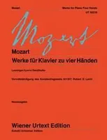 Oeuvres pour piano à quatre mains, Edité d’après les sources par U. Leisinger. Avec une version complétée des fragments transmis de la sonate K. 357. piano (4 hands).