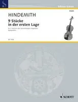 Schulwerk für Instrumental-Zusammenspiel, 9 Stücke in der ersten Lage. op. 44/1. 2 violins or 2-stimmigen violinschoir. Partition d'exécution.