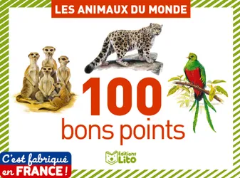 100 bons points / Les animaux du monde