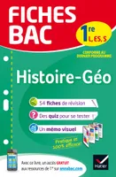 Fiches bac Histoire-Géographie 1re L, ES, S, fiches de révision Première séries générales