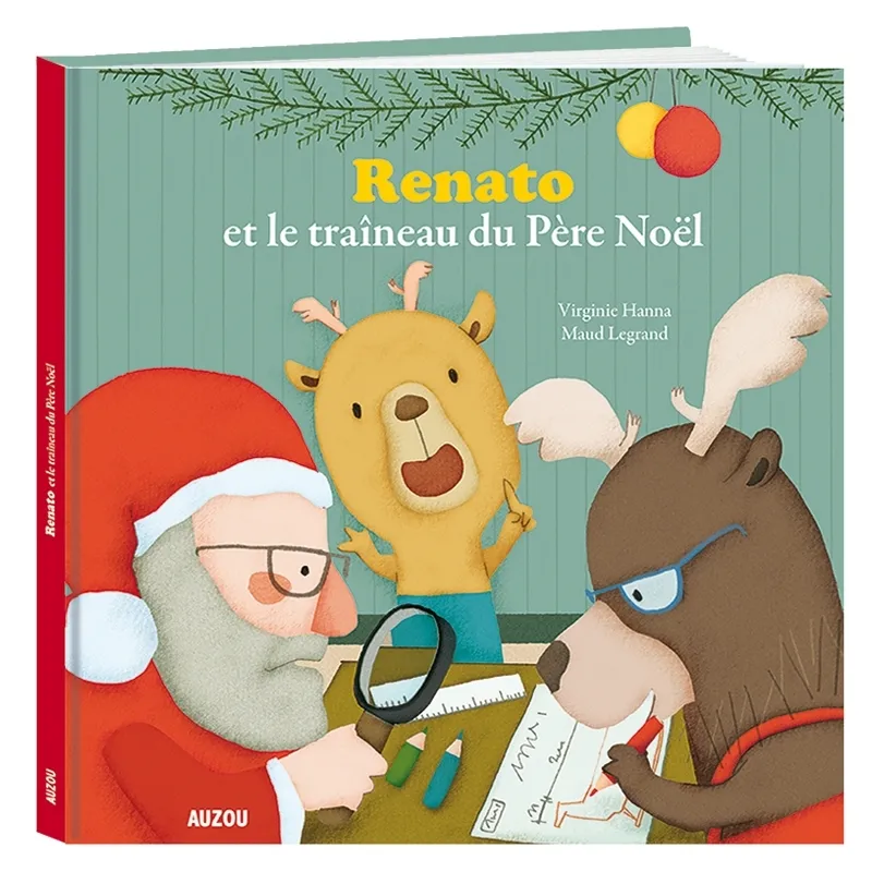 Livres Jeunesse de 3 à 6 ans Albums Renato et le traîneau du Père Noël Virginie Hanna