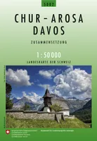 Carte nationale de la Suisse, 5002, CHUR-AROSA-DAVOS