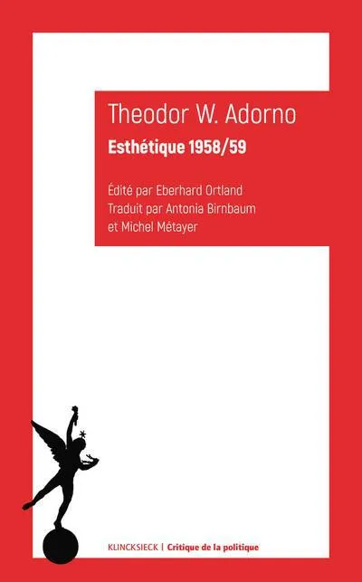 Livres Arts Beaux-Arts Histoire de l'art Esthétique 1958-59 Theodor W. Adorno