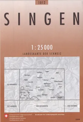 Carte nationale de la Suisse, 1012, Singen 1012