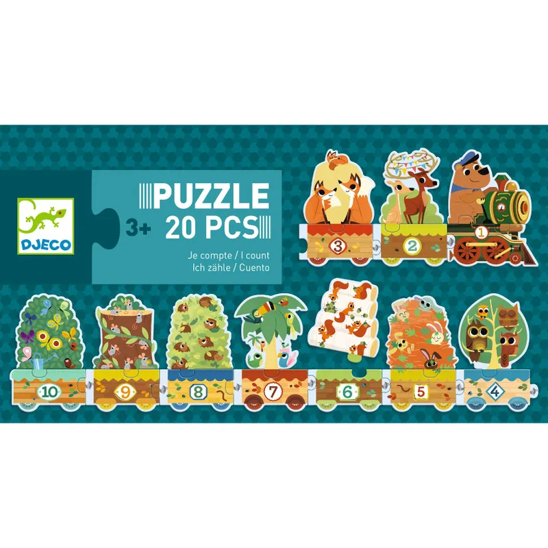 Jeux et Jouets Puzzle Puzzle moins de 24 pièces Puzzle-frise Je compte Puzzle