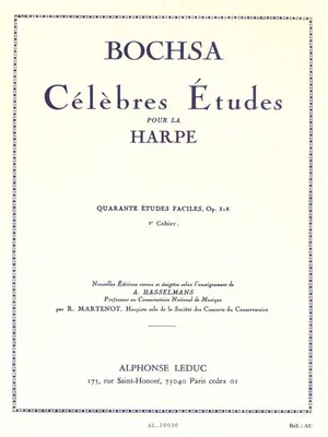 40 Etudes Faciles Op. 318 Vol.2, Célèbres Études pour la harpe