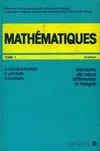 1, Éléments de calcul différentiel et intégral, Mathématiques