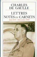 Lettres, notes et carnets / Charles de Gaulle., [8], Juin 1958-décembre 1960, Lettres notes - tome 8 - juin 1958 décembre 1960
