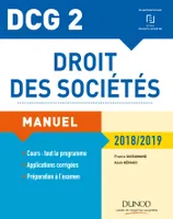 2, DCG 2 - Droit des sociétés 2018/2019 - Manuel, Manuel