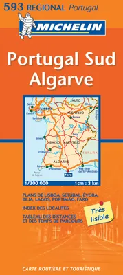 Régional Portugal, 16750, PORTUGAL SUD ALGARVE 1:300.000
