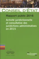 activite juridictionnelle et consultative des juridictions administratives, EN 2015