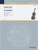 6 Sonatas, Hob.VI: 1-6. violin and viola. Partition d'exécution.