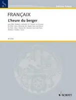 L'heure du berger, Musique de brasserie. flute, oboe, clarinet, bassoon, horn and piano. Partition.