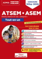 Concours ATSEM et ASEM - Catégorie C - Tout-en-un, Agent (territorial) spécialisé des écoles maternelles - Concours externe, interne, 3e voie - 2024-2025