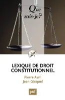 lexique de droit constitutionnel (4ed) qsj 3655