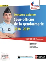 Concours Sous-officier de la gendarmerie 2018-2019Cat B numéro 23 (Intégrer fonction publique) 2018