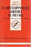 Le Développement agricole en France