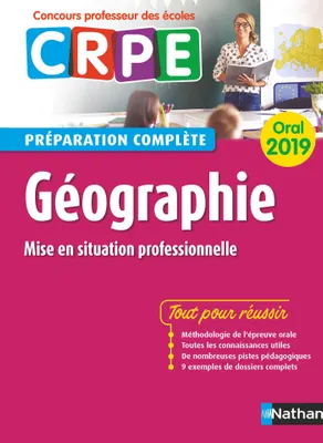Géographie - oral 2019 - Préparation complète - CRPE, Format : ePub 3