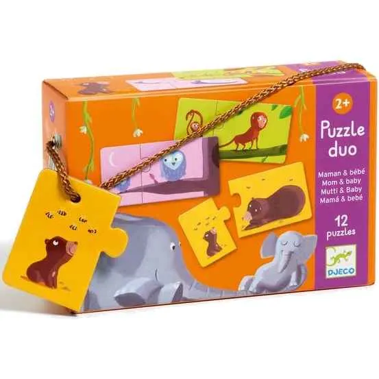 Jeux et Jouets Puzzle Puzzle entre 24 pièces et 50 pièces Puzzle Duo - Maman bébé Jeux éducatifs