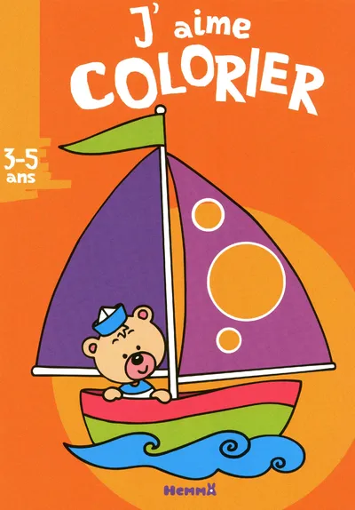 Livres Jeunesse Loisirs et activités J'aime colorier (3-5 ans) (Voilier) Collectif