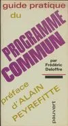 Guide pratique du Programme commun Frédéric Deloffre