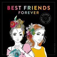 Black coloriage Best friends forever