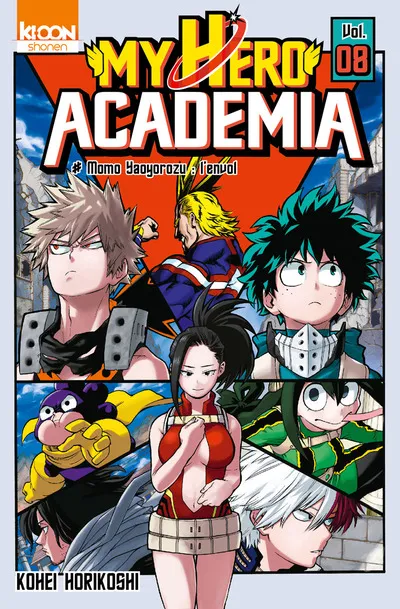 Jeux et Jouets Livres Livres pour les  9-12 ans BD - Manga 8, My hero academia, Momo Yaoyorozu : l'envol Kohei Horikoshi