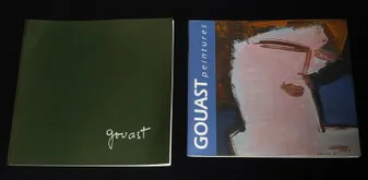 Lot de deux catalogues d'exposition : René Gouast