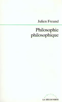 Philosophie philosophique