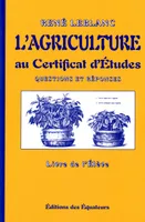 L'agriculture au certificat d'études, Questions et réponses