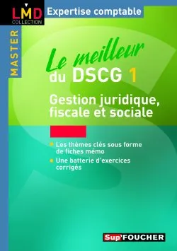 DCG, 1, le meilleur du DSCG 1 gestion juridique fiscale et sociale, le meilleur du DSCG 1