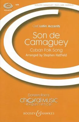 Son De Camaguey, Cuban Folk Song. mixed choir (SATB) and percussion. Partition vocale/chorale et instrumentale.