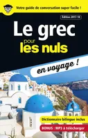 Le grec pour les Nuls en voyage - Edition 2017-18