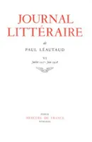 Journal littéraire (Tome 6-1927-1928), 1927-1928