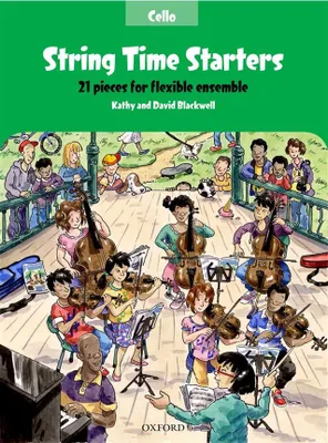 String Time Starters Cello Book, 21 Pieces for Flexible String Ensemble