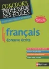 Français - Épreuve écrite, master nouveau concours