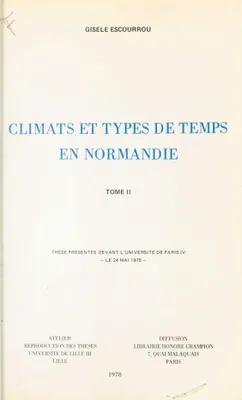 Climats et types de temps en Normandie (2)