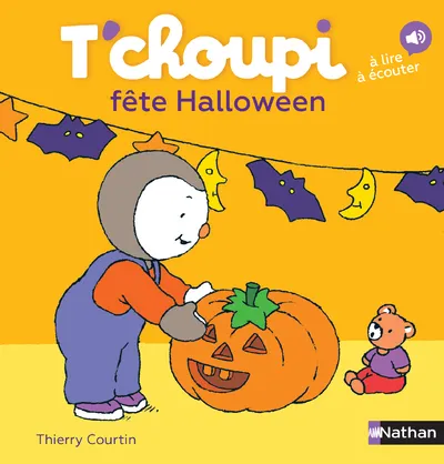 Jeux et Jouets Livres Livres pour les 0-3 ans Livres tout carton T'choupi fête Halloween Thierry Courtin