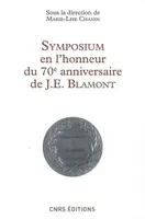 Symposium en l'honneur du 70ème anniversaire de J.E. Blamont