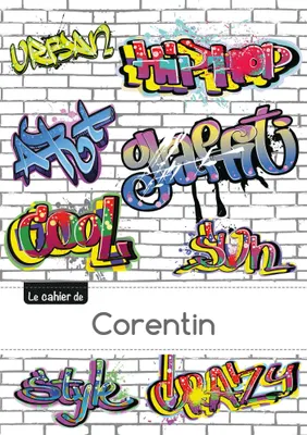 Le carnet de Corentin - Blanc, 96p, A5 - Graffiti