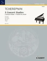 5 Etudes de concert, op. 52. piano.