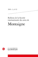 Bulletin de la Société internationale des amis de Montaigne