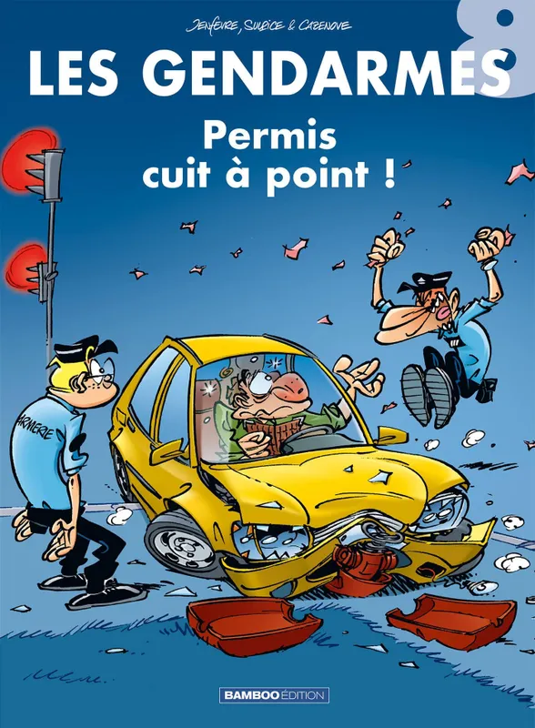 Livres BD Les Classiques Les Gendarmes - tome 08 - top humour, Permis cuit à points ! Jenfèvre